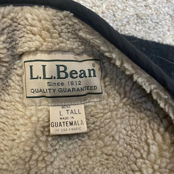 LL Bean Wool Blend Vest - Picture 4 of 4